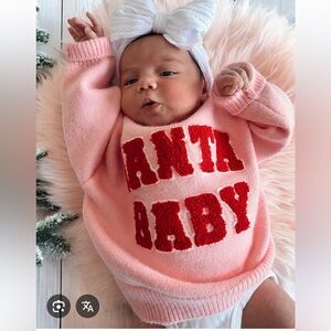 Pink 'Santa Baby' Sweater
